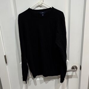 1901 Men's Classic Black Crewneck Sweater